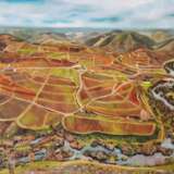 *VALE DO DOURO*Португалия Leinwand auf dem Hilfsrahmen Ölfarbe Realismus Landschaftsmalerei Portugal 2023 - Foto 1
