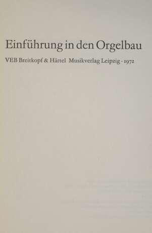 Orgelbau. - фото 1