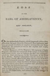 Earl of Abergavenny.