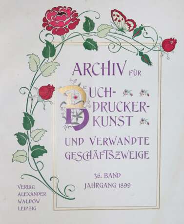 Archiv für Buchgewerbe. - Foto 1