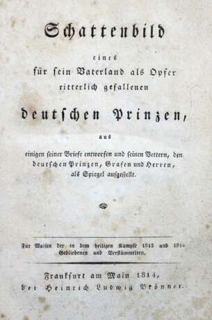 (Hoffmann, C.F.). - Foto 1