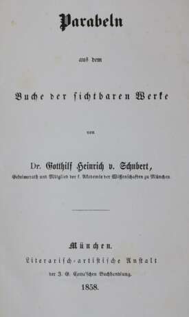Schubert, G.H.v. - Foto 1