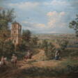 вид на город Йоханесдаль (Красное Село) со стороны Киркгофа. 17 век. - Покупка в один клик