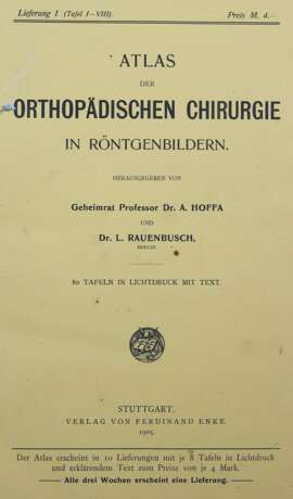 Hoffa, A. u. L.Rauenbusch. - фото 1