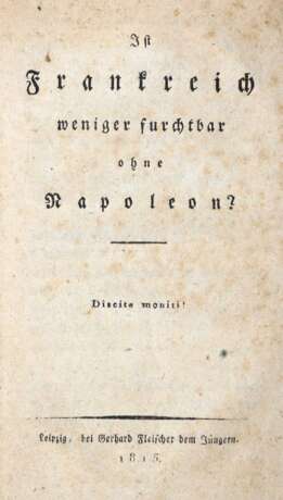 Ist Frankreich weniger furchtbar ohne Napoleon? - photo 1