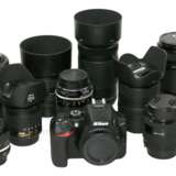 Nikon D5600 mit vielen Objektiven. - Foto 1