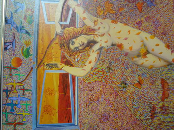 Весна" " Лето" " Осень" " Сон" 4 pcs. Масло на холсте на подрамнике Glaze Постсимволизм масляная живопись Ukraine 2005 - photo 3