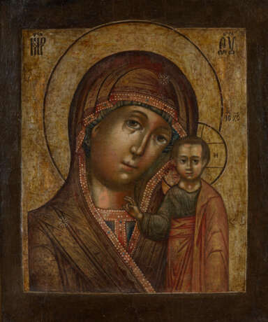 AN ICON OF THE KAZAN MOTHER OF GOD - photo 1