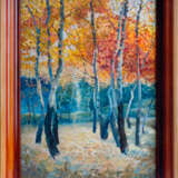 „Herbst.Ein sonniger Tag.“ Leinwand Ölfarbe Expressionismus Landschaftsmalerei 2006 - Foto 1