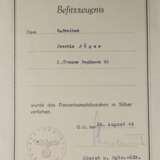 Panzerkampfabzeichen mit Urkunde - Foto 2