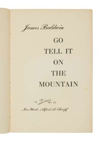 Baldwin, James | Go Tell It On the Mountain, inscribed to Ed Parone, with two letters - photo 3