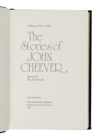 Cheever, John | The Stories of John Cheever, inscribed to his daughter, with three letters - photo 2