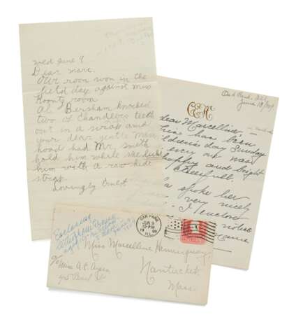 Hemingway, Ernest | Autograph letter signed to to his sister Marcelline, one of Hemingway's earliest letters - photo 2