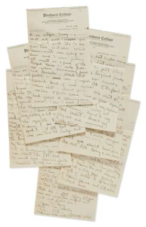 Hemingway, Ernest | Autograph letter signed to Marcelline, describing a hiking and fishing trip in northern Michigan - Foto 1