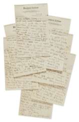 Hemingway, Ernest | Autograph letter signed to Marcelline, describing a hiking and fishing trip in northern Michigan