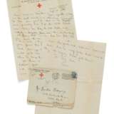 Hemingway, Ernest | Autograph letter signed to Marcelline and Madelaine Hemingway; when Ernest met Agnes - photo 1