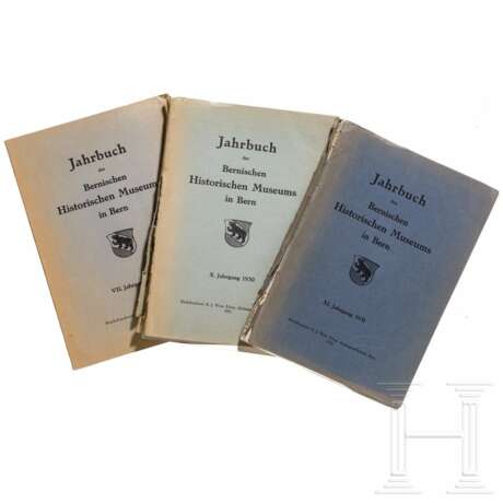 Drei Jahrbücher des Bernischen Historischen Museums - фото 1