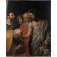 Nach Peter Paul Rubens, Die Beauftragung des Petrus, wohl deutsch oder Frankreich, 17./18. Jhdt.