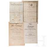 Urkunden eines hessischen Offiziers aus den Jahren 1814 - 1868 - Foto 1