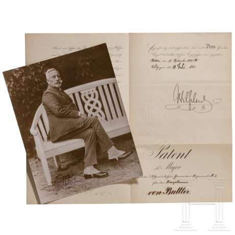 Kaiser Wilhelm II. - Autograph und Portraitfoto - photo 1