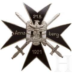 Auszeichnung eines Freikorpskämpfers - Annaberg-Kreuz 2. Klasse des Freikorps Oberland