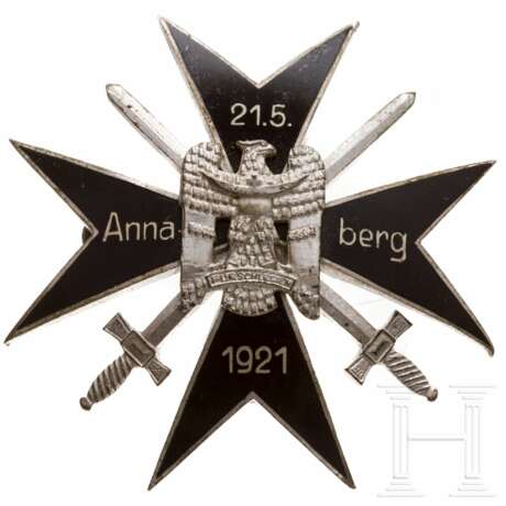 Auszeichnung eines Freikorpskämpfers - Annaberg-Kreuz 2. Klasse des Freikorps Oberland - Foto 1