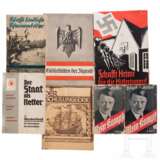 Konvolut mit Heften der HJ - "Schafft Heime für die Hitlerjugend", "Kulturstätten der Jugend" sowie zwei Ausgaben "Mein Kampf" etc. - photo 1