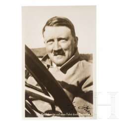 Adolf Hitler - signierte Hoffmann-Fotopostkarte