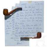 Albert Speer - Brief an seine Frau, April 1945, und zwei Pfeifen - Foto 1