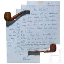 Albert Speer - Brief an seine Frau, April 1945, und zwei Pfeifen