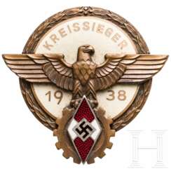 Abzeichen für Kreissieger im Reichsberufswettkampf 1938