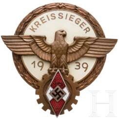 Abzeichen für Kreissieger im Reichsberufswettkampf 1939