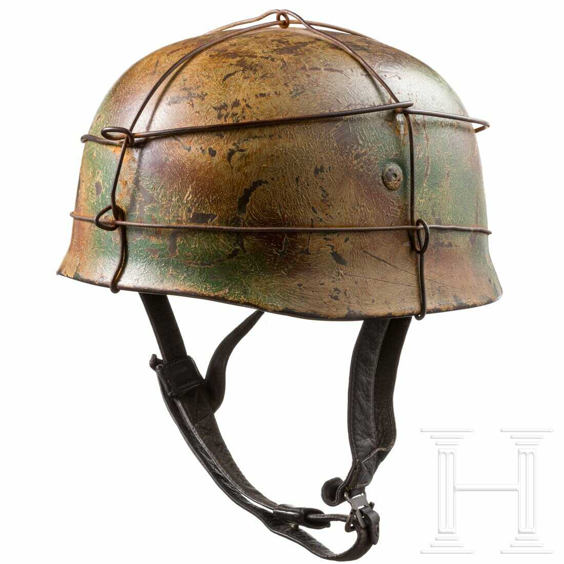 Stahlhelm M 38 für Fallschirmschützen