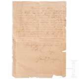 Hans-Joachim Marseille - eigenhändiger Brief an seinen Vater, wohl aus seiner RAD-Dienstzeit in Osterholz, 1938 - photo 1