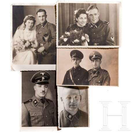 Fünf Fotos von Angehörigen der Division Totenkopf - фото 1