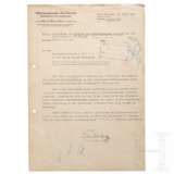 Oberst i.G. Claus Schenk Graf von Stauffenberg - eigenhändig signierter Brief vom 10. Juli 1944 - Foto 1