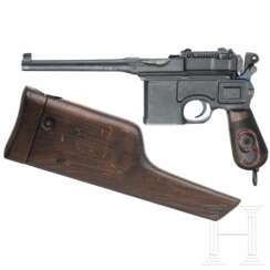 Mauser C96/16, mit Kasten