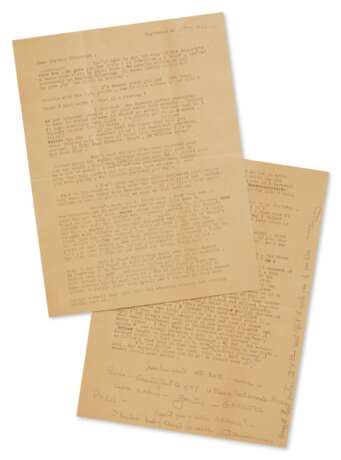 Hemingway, Ernest | Typed letter signed to Arnold Gingrich, a lengthy criticism of Gertrude Stein - Foto 1