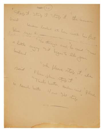 Hemingway, Ernest | The autograph manuscript of "The Short Happy Life of Francis Macomber." [Key West, finished April 1936] - photo 5