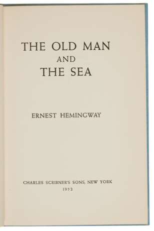 Hemingway, Ernest | The Old Man and the Sea, first edition - photo 2