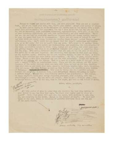Kerouac, Jack | Typed letter to Allen Ginsberg, offering advice on poetry, and Neal Cassady - Foto 3