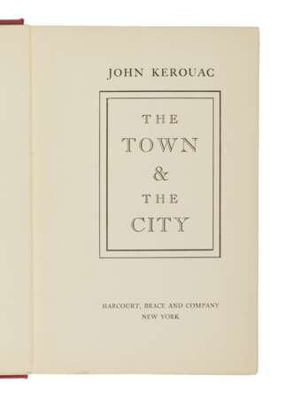 Kerouac, Jack — Allen Ginsberg | The Town and the City, jointly inscribed to John Kingsland - фото 3