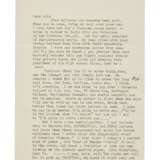 Kerouac, Jack | Typed letter signed to his girlfriend Lois Sorrells; "I’ll end up with my ass in the straw" - photo 1