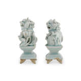 A PAIR OF SMALL QINGBAI BUDDHIST LION-FORM CENSERS - photo 5