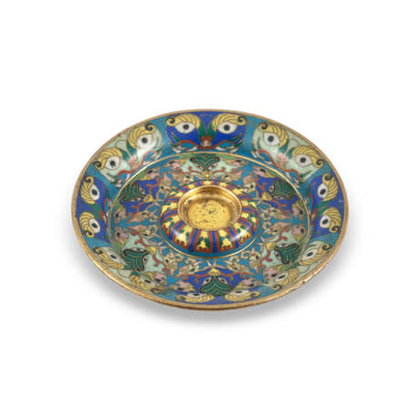 A CLOISONNÉ ENAMEL CUP STAND - фото 1