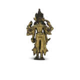 A GILT-BRONZE FIGURE OF AMOGHAPASHA LOKESHVARA - photo 3