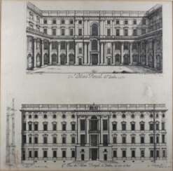 2 Darstellungen von Palais Royal de Berlin auf einem Blatt