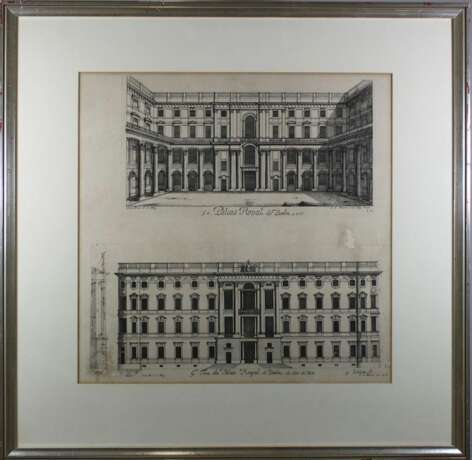 2 Darstellungen von Palais Royal de Berlin auf einem Blatt - фото 2