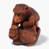 Holz-Netsuke von Ikko - photo 1