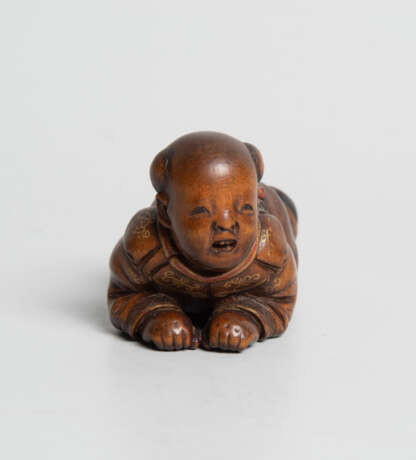 Holz-Netsuke von Meikeisai Hojitsu - Foto 2